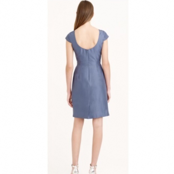 J. Crew Tessa Dress in Slub Silk Size 00 - Picture 2 of 6